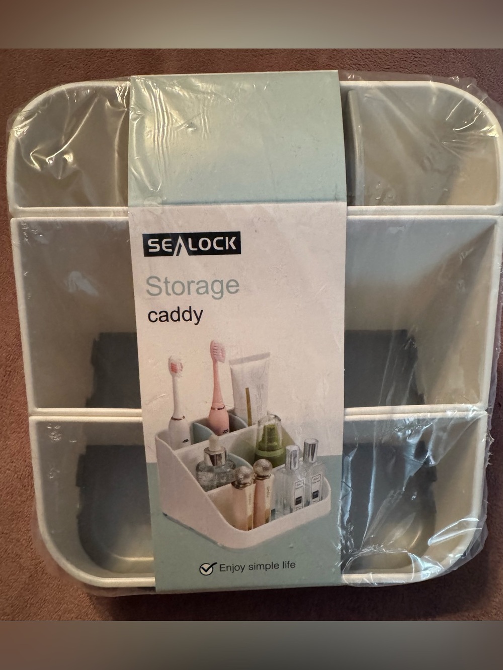 White Storage Caddy - NIB